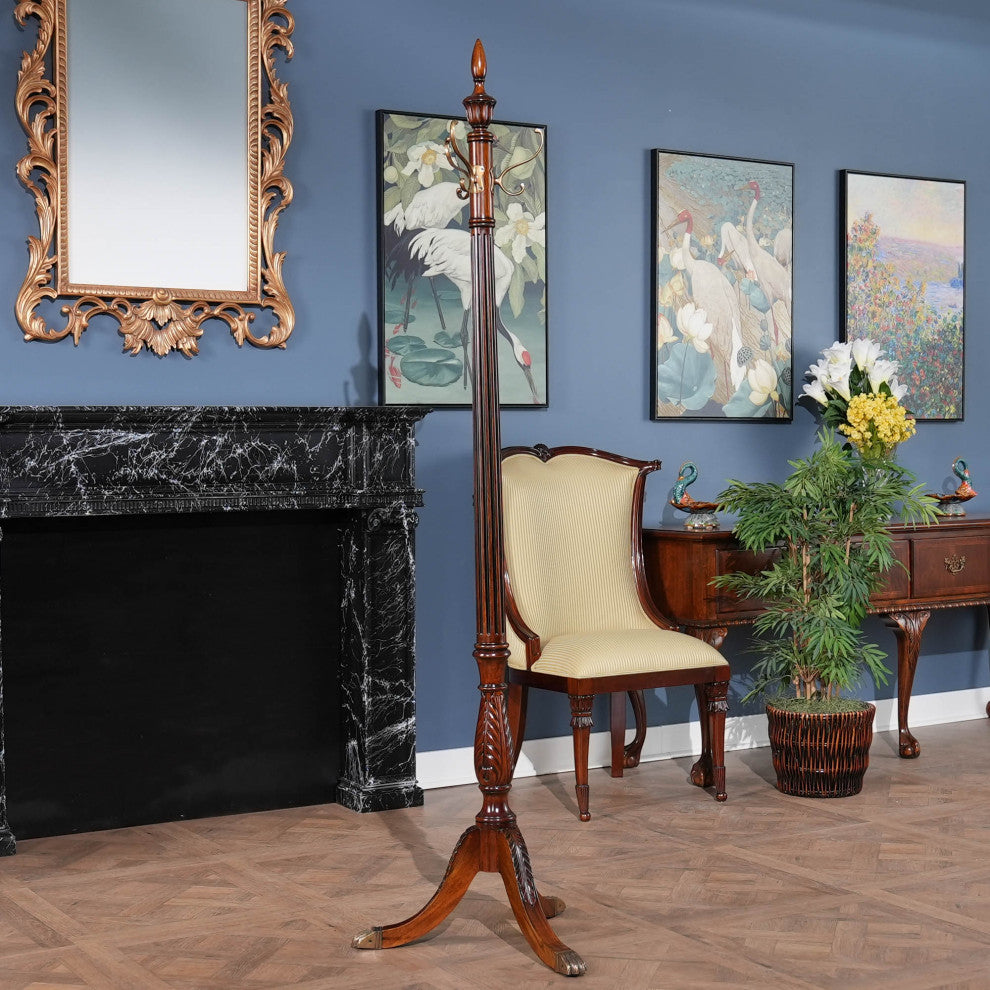 Mahogany Coat Tree