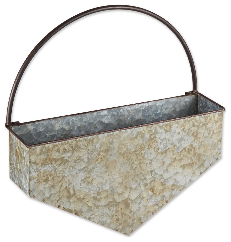 Diamond Galvanized Wall Planter