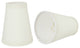 Aspen Creative 32666-X Hardback Empire Clip-On Lamp Shade in White 2 1/2"x4"x5", Pack Set of 2
