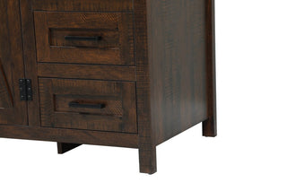 Home Living 19" Farmhouse Expresso-Light Bathroom Vanity