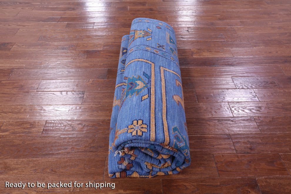 Persian Gabbeh Tribal Handmade Wool Rug 8' 2" X 10' 3" - Q13606