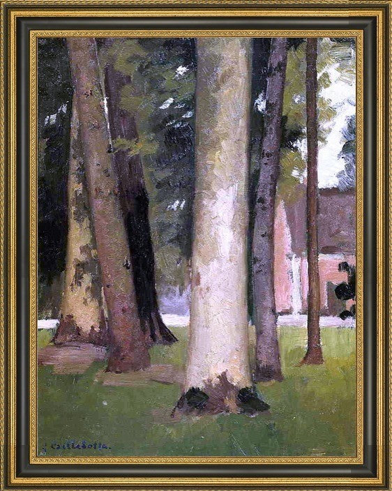 Gustave Caillebotte Yerres, Through the Grove, the Ornamental FarmPrint, 18"x24"