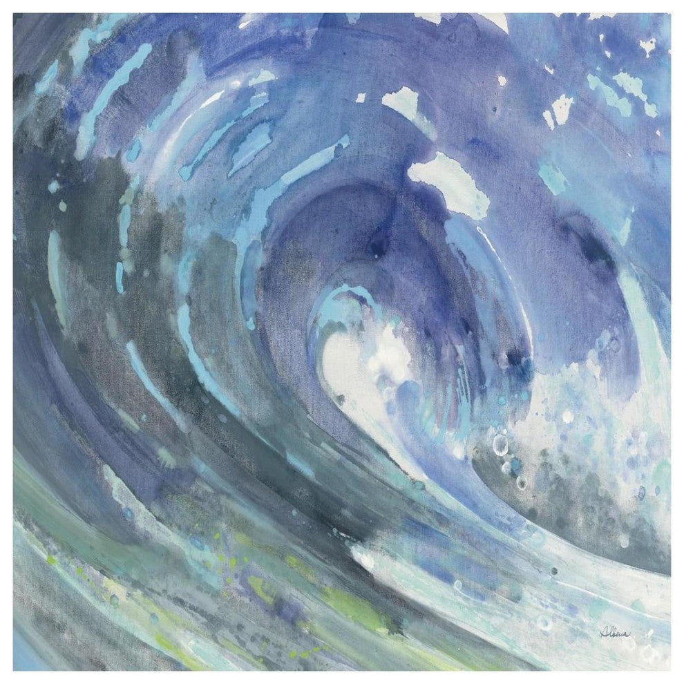 "Curl Crop" Digital Paper Print by Albena Hristova, 38"x38"