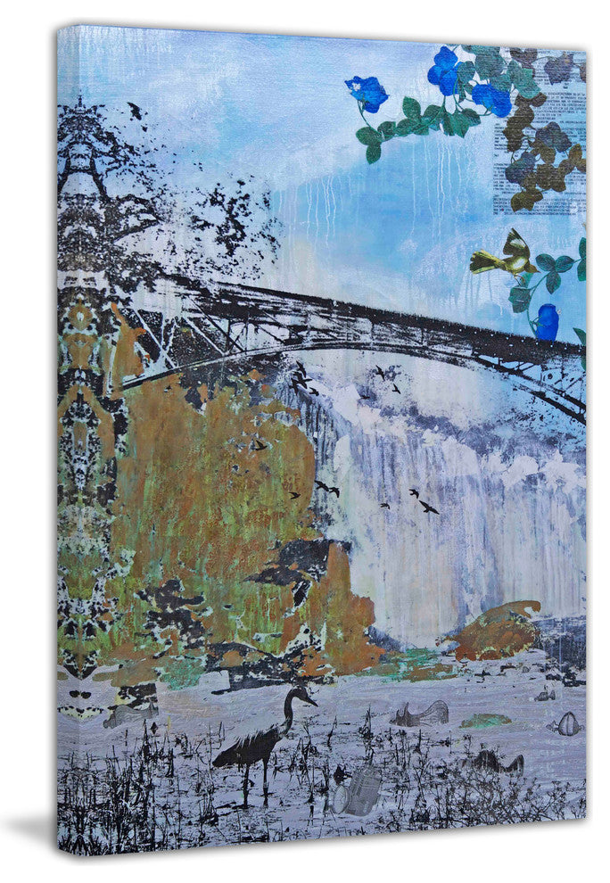"Lost Lanterns" Painting Print on Canvas by Tracy Silva Barbosa