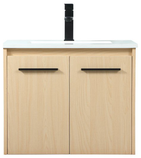 Elegant Decor Penn Bathroom Vanity Maple