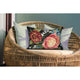 Marina Secret Garden Indoor/Outdoor Pillow Black 12"x18"