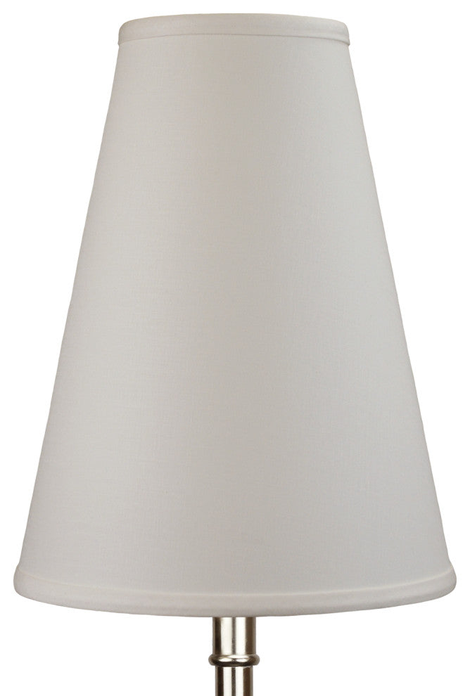 Fenchel Shades 5"x10"x13" Spider Attachment Empire Lamp Shade, Linen Ivory