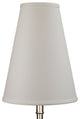 Fenchel Shades 5"x10"x13" Spider Attachment Empire Lamp Shade, Linen Ivory