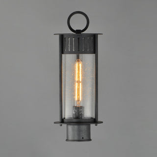 Maxim 30630 Windsor 17" Tall Post Light - Black Patina
