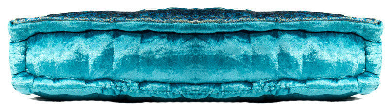 Sumatra 18"x18", Turquoise