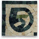 Marble Mosaic Border Decorative Insert Tile Carina Green 4x4 Polished, 1 piece