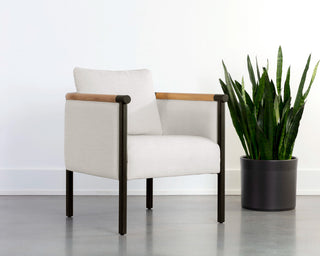 Wilder Lounge Chair, Heather Ivory Tweed