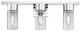 Carson 3 Light Polished Chrome Vanity Sconce