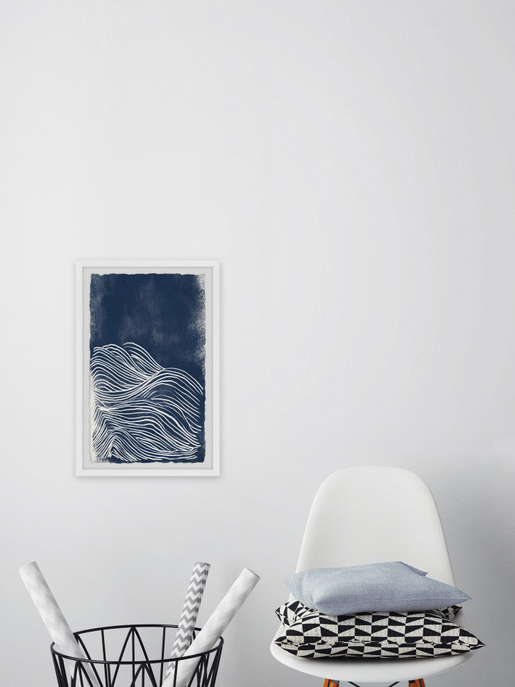 "Major Obstacle" Framed Painting Print, 16x24
