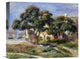 "The Medlar Trees" Stretched Canvas Giclee by Pierre-Auguste Renoir, 16"x13"