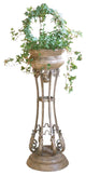 Butler Budapest Metal & Stone Pedestal Planter