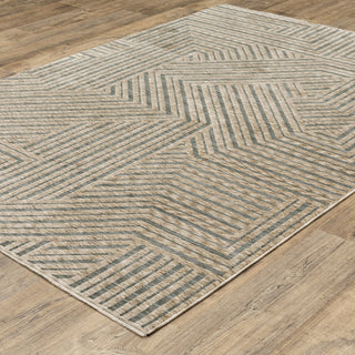 Oriental Weavers Echo ECH01 Geometric Rug, Beige, 3'3"x5'