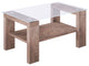 LOREN Clear Glass Top Coffee Table