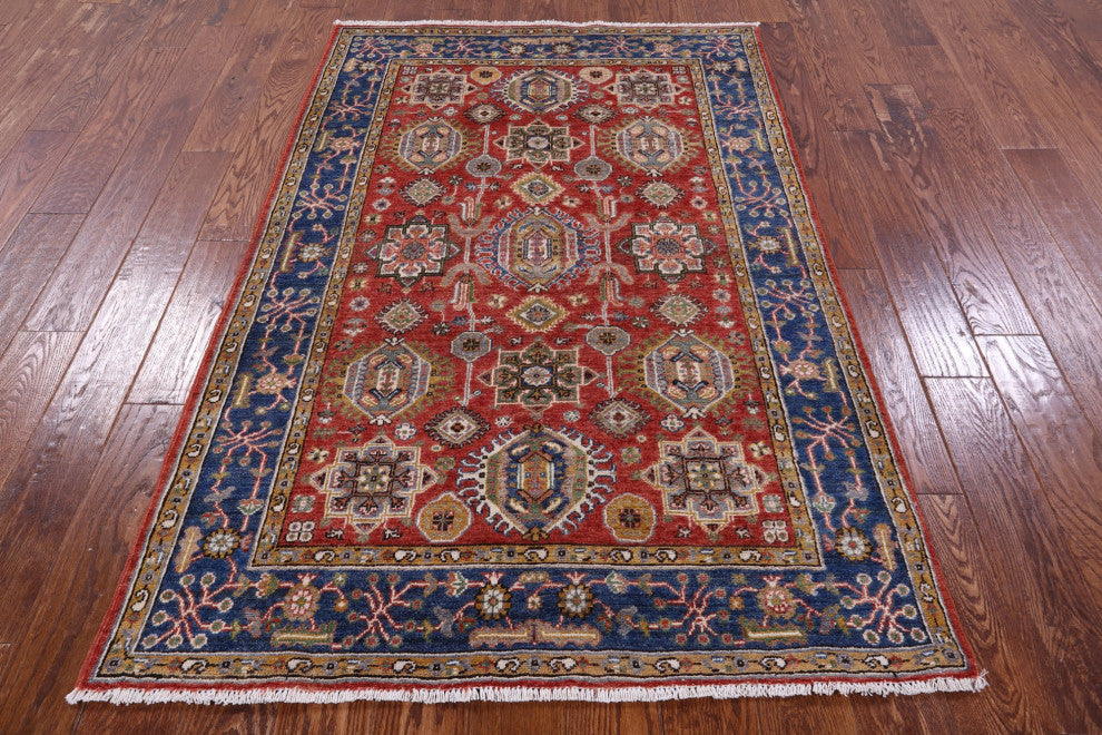 3' 11" X 5' 11" Hand-Knotted Persian Tabriz Rug - Q12827