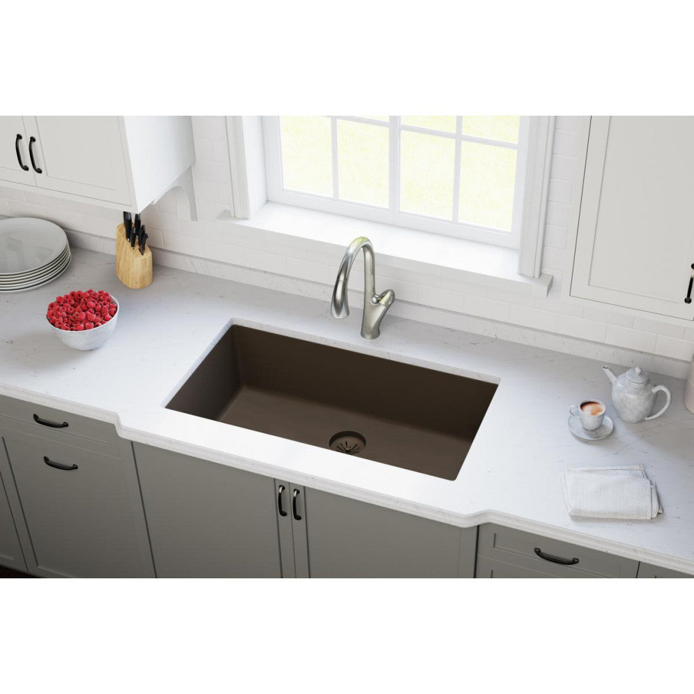 LKPDQSCN Elkay Quartz Perfect Drain 3-1/2" Removable Polymer Strainer, Ches