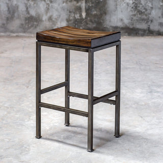 New Uttermost Beck Industrial Bar Stool