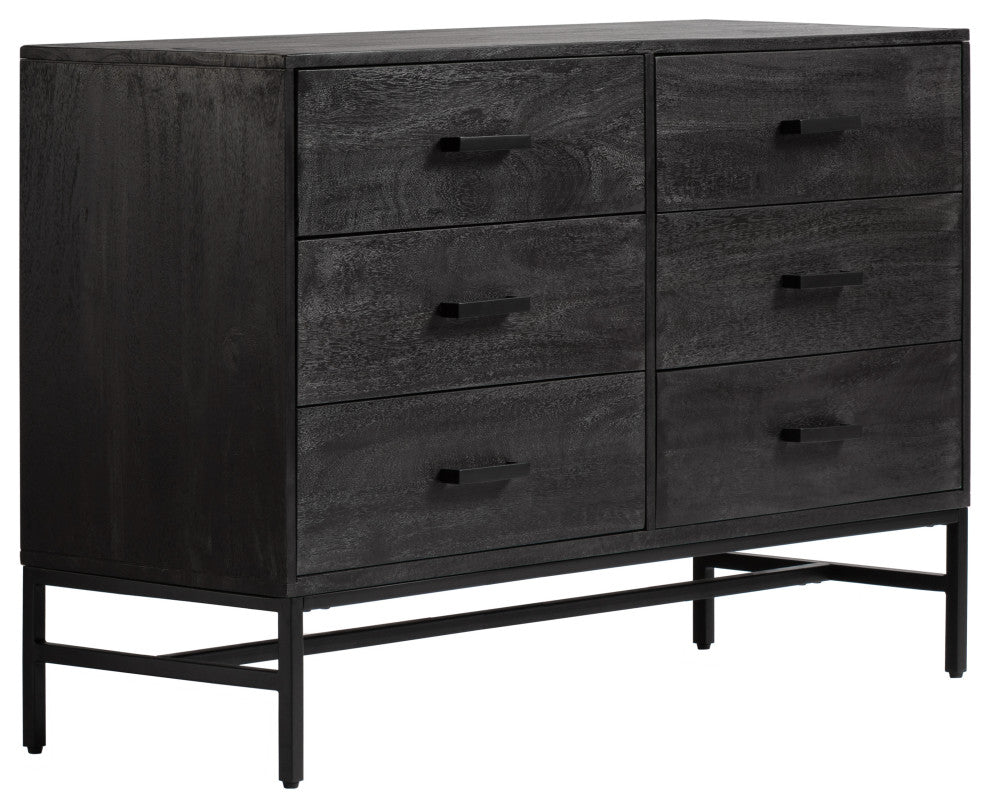 Leah Chest of Drawers, Black