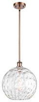 Innovations 516-1S-AC-G1215-12 1-Light Mini Pendant, Antique Copper