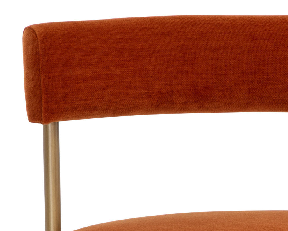 Seneca Counter Stool Antique Brass Danny Rust