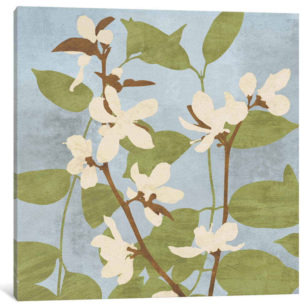 "Secret Garden II" by Erin Lange, Canvas Print, 18"x18"