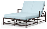 La Jolla Sunbrella Upholstered Double Outdoor Chaise