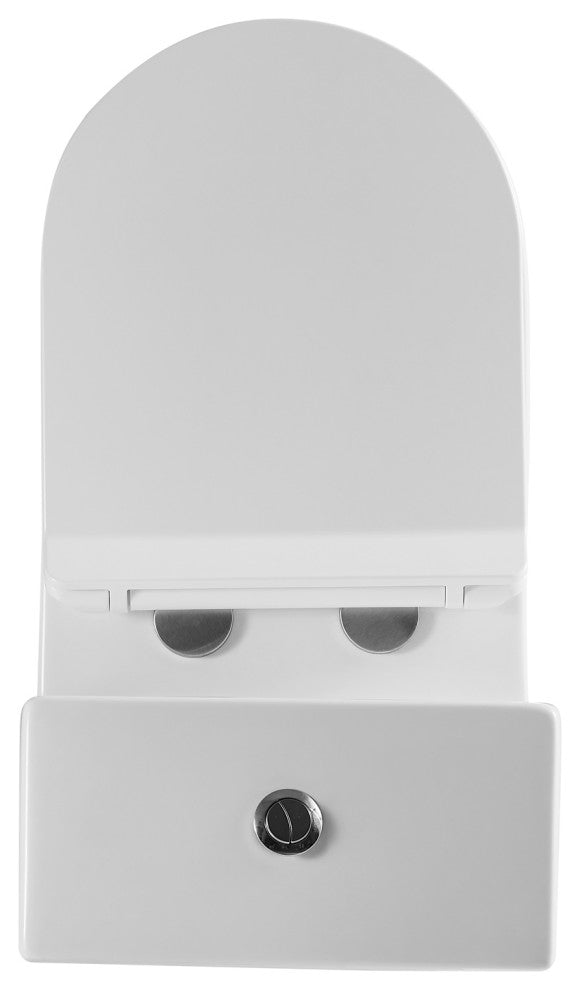 12 inches 0.88/1.28GPF Dual Flush One-Piece Toilet with Soft Close SeatWhen you"™