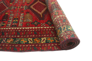 Fine Vintage Distressed Nell Rust/Charcoal Runner, 3'11x10'6