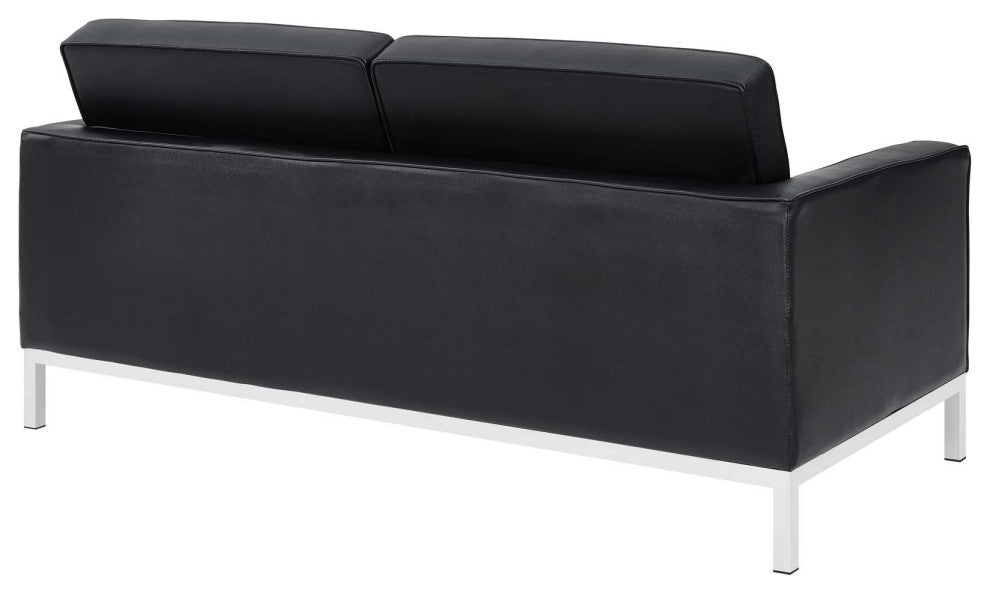 Loft 2 Piece Leather Loveseat And Armchair Set