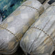Natural Geo Gray/Ivory Gao Takiya Bolster Pillow, Set of 2