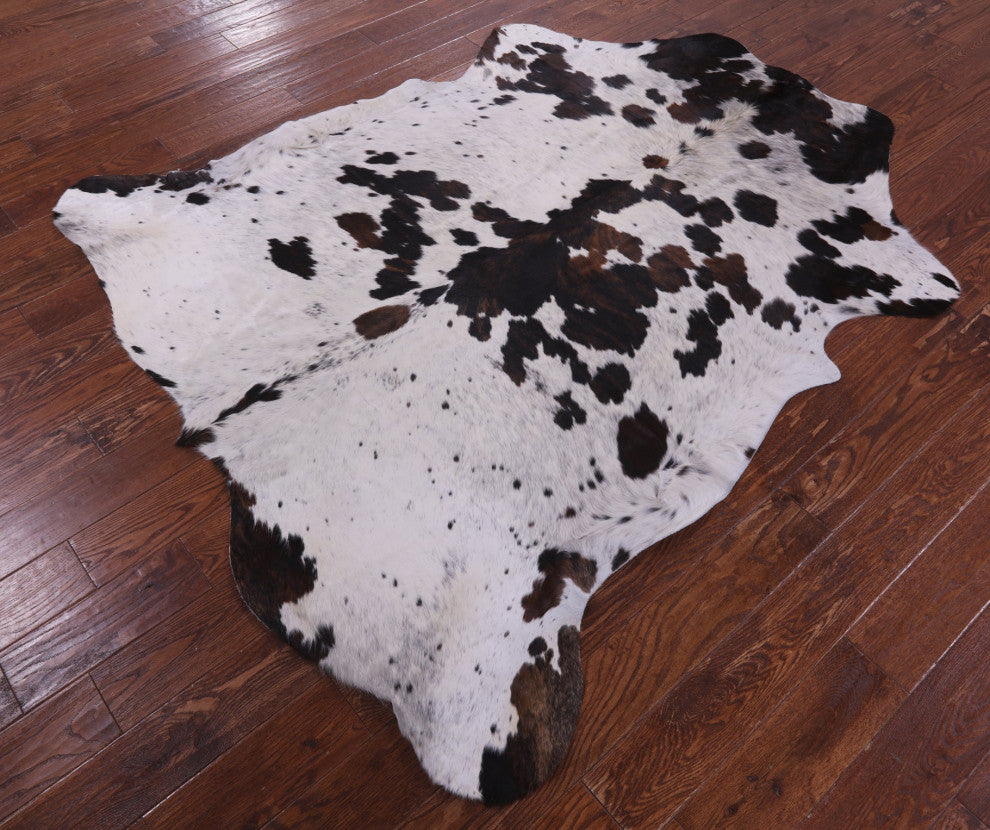 6' 9" X 6' 1" Natural Cowhide Rug C2405