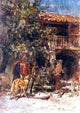 Francisco Domingo Marques Paisaje  con Caseron Gallery Wrapped Canvas Print