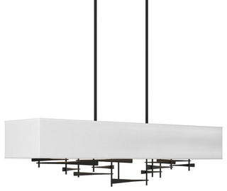 Cavaletti Pendant - Black Finish - Natural Anna Shade