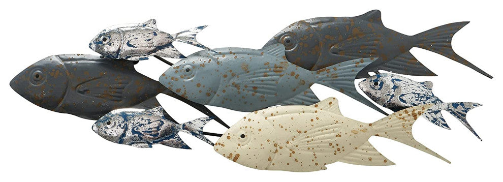 Coastal School of Fish Wall Decor