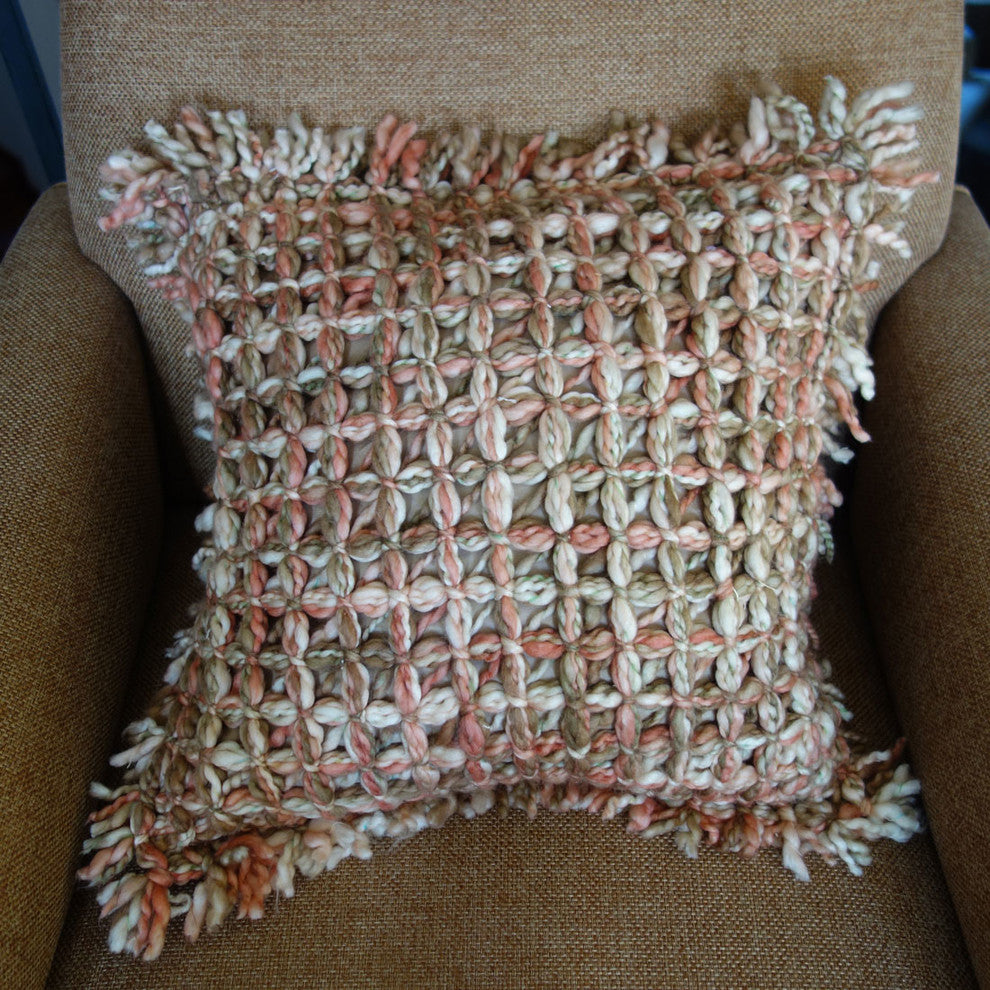 Wool and Silk Pillow Cover
