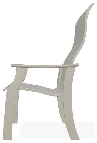 St. Catherine Sling Outdoor Armchair, Deacon/Storm