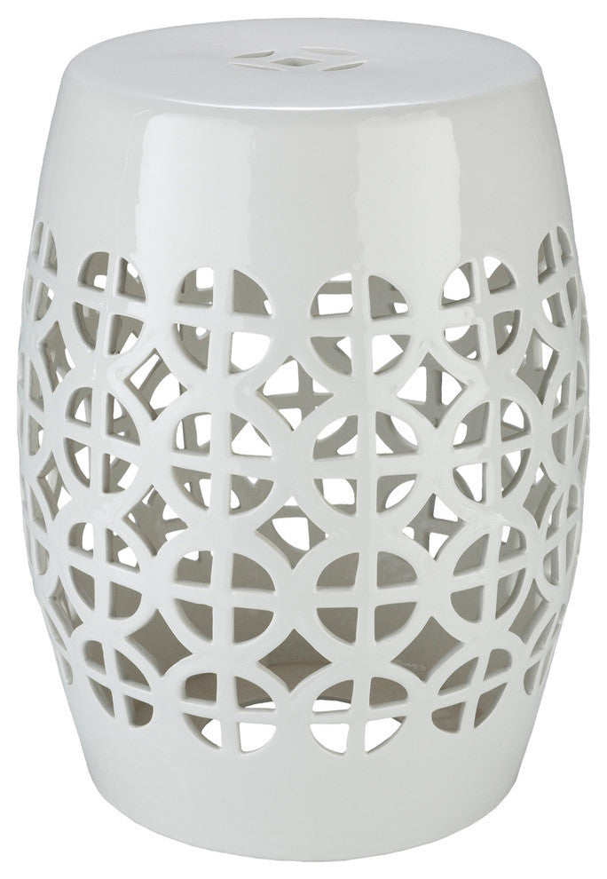 Surya Ridgeway Rwy-003 Garden Stool 18"H X 13"W X 13"D