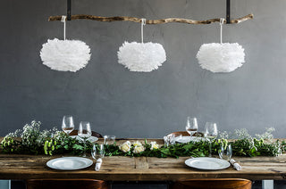 Eos Mini Plug-In Pendant, White/White