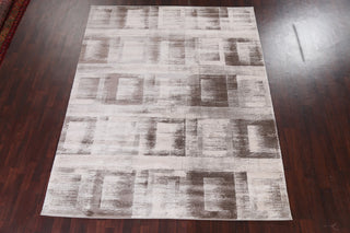Geometric Transitional Oriental Turkish Rug Contemporary Carpet 8x10