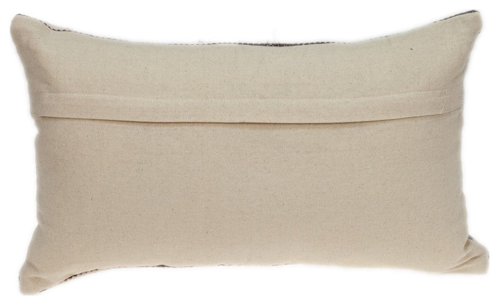 Southwest Gray and Brown Lumbar Throw Pillow