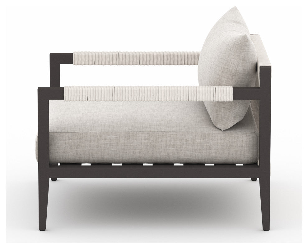 Sherwood Outdoor Chair-Bronze/Stone Grey