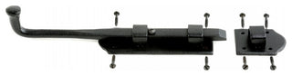 Slide Bolts Black Wrought Iron Tower Style Set of 2