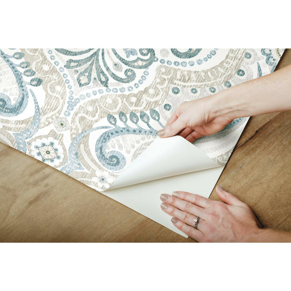 Bohemian Damask Peel & Stick Wallpaper