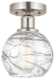 Innovations 616-1F-SN-G1213-6 1 Light Semi-Flush Mount, Brushed Satin Nickel