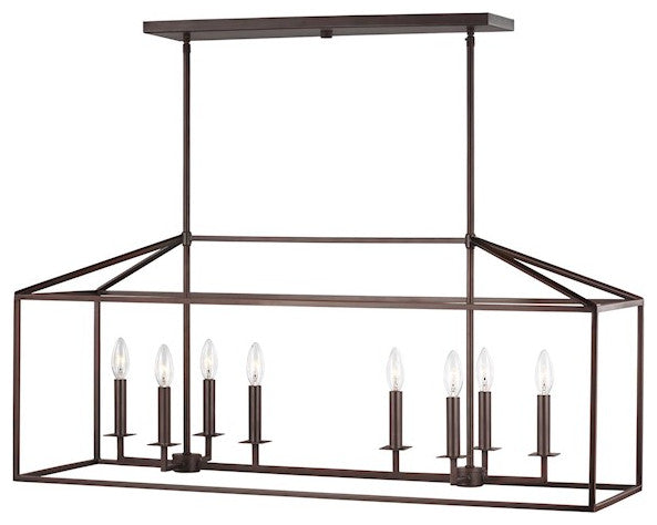Sea Gull Perryton 8-Light Island Pendant Bronze