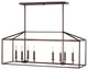 Sea Gull Perryton 8-Light Island Pendant Bronze